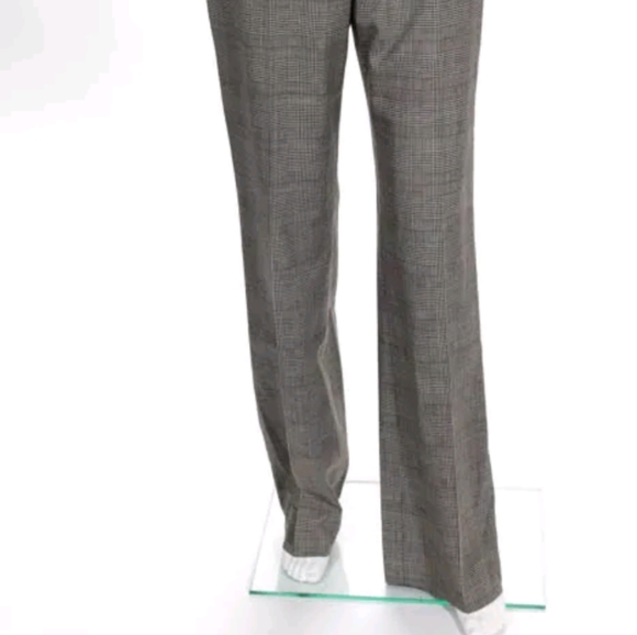 Michael Kors Brown Straight Legged Trousers - Picture 3 of 6